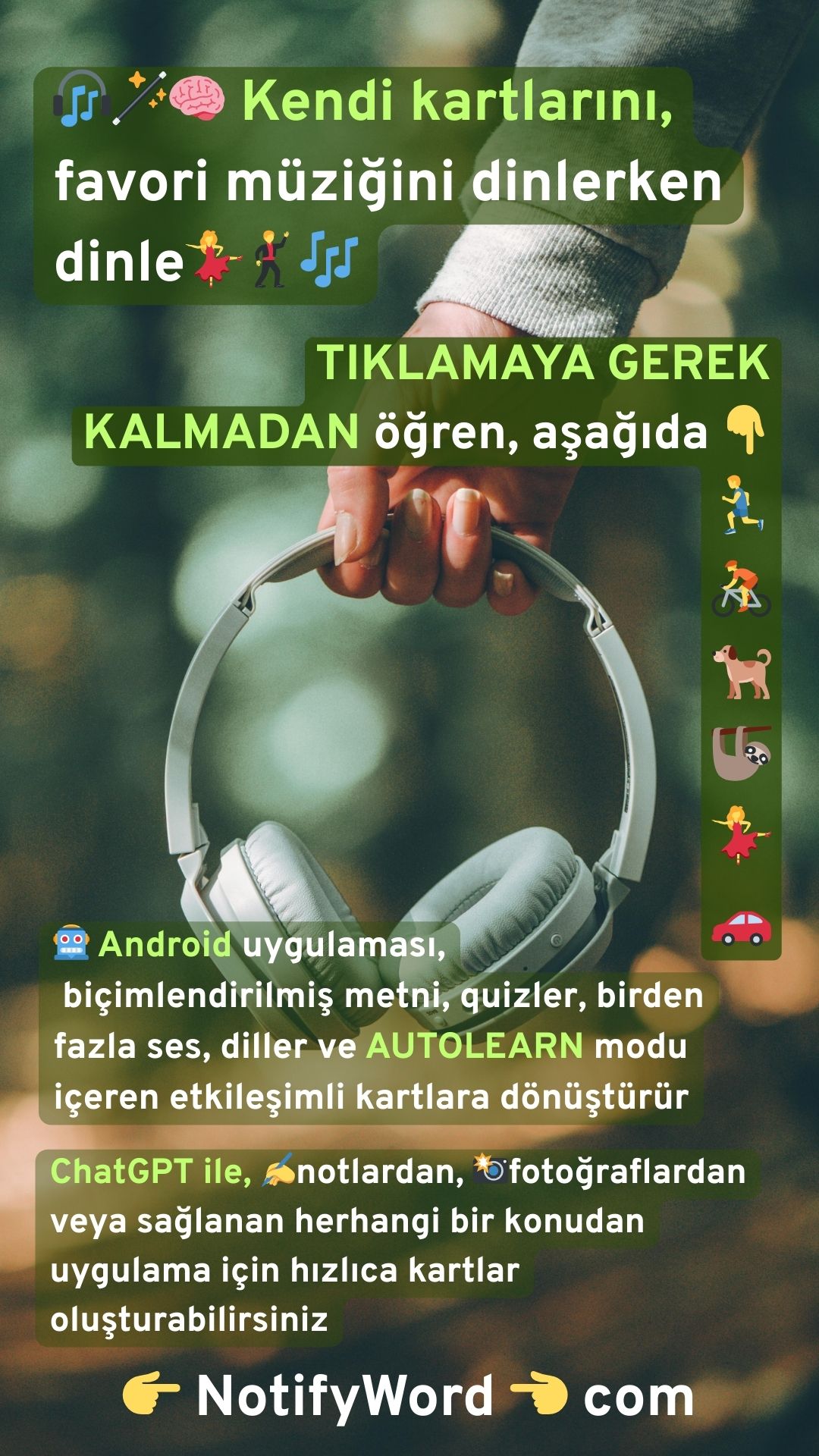 Flaşkart uygulaması, farklı yollarla öğrenmenize yardımcı olur